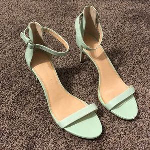 Banana Republic Mint Strappy Heels